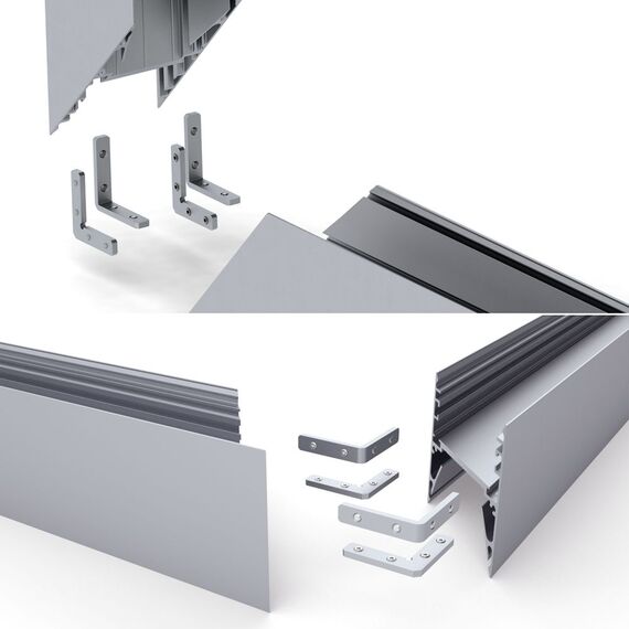 Arlight 024194 Соединитель ALU-90HOR угловой горизонтальный (Arlight, Металл) - ! УПАКОВКА СОСТОИТ ИЗ - 1 шт, изображение 3
