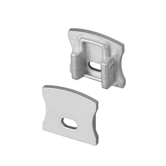 Arlight 019449 Заглушка ALU-SLIM-H15 с отверстием (Arlight, Металл) - ! УПАКОВКА СОСТОИТ ИЗ - 1 шт