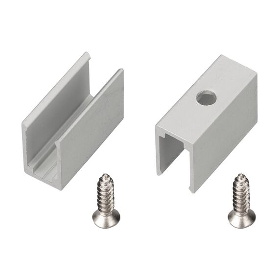 Arlight 029827 Держатель ARL-MOONLIGHT-1206-CLIP ANOD (Arlight, Алюминий) - ! УПАКОВКА СОСТОИТ ИЗ - 1 шт, изображение 2