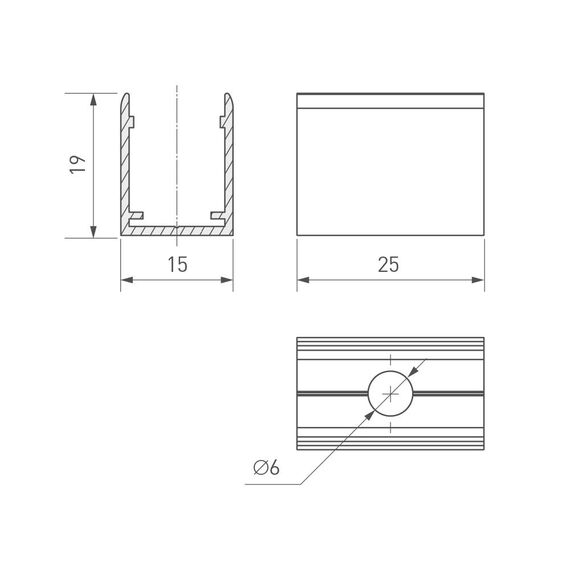 Arlight 025544 Держатель ARL-MOONLIGHT-1712-CLIP ANOD (Arlight, Алюминий) - ! УПАКОВКА СОСТОИТ ИЗ - 1 шт, изображение 4