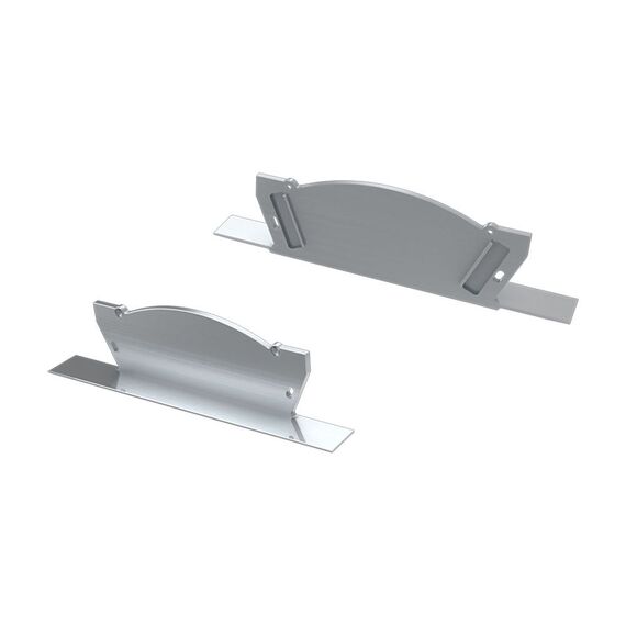 Arlight 026795 Заглушка для ALM-ARC-DOUBLE серая с отверстием (Arlight, Металл) - ! УПАКОВКА СОСТОИТ ИЗ - 2 шт