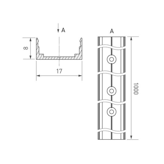 Arlight 029829 Профиль ARL-MOONLIGHT-1516-1000 ANOD (Arlight, Алюминий) - ! УПАКОВКА СОСТОИТ ИЗ - 1 м/п, изображение 3