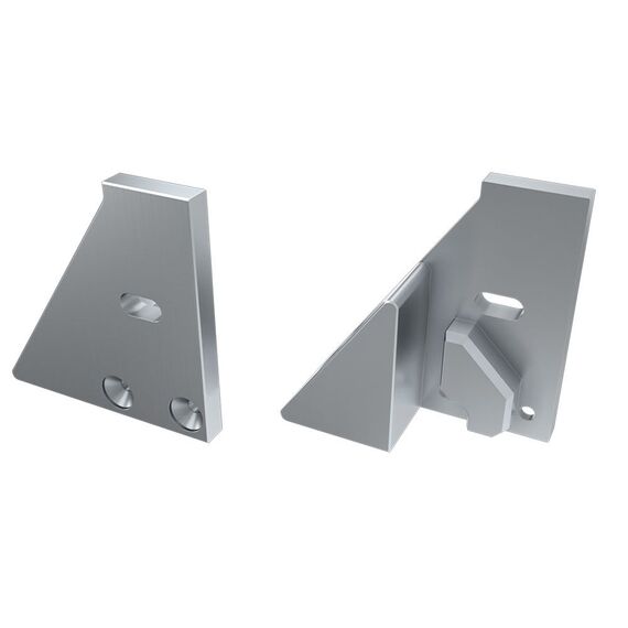 Arlight 026732 Заглушка для ALM-GLASS-6 с опорой правая с отверстием (Arlight, Металл) - ! УПАКОВКА СОСТОИТ ИЗ - 2 шт