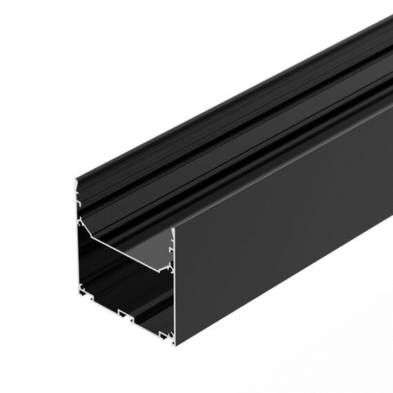 Arlight 041856 Профиль LINE-S-7575-2500 BLACK (Arlight, Алюминий) - ! УПАКОВКА СОСТОИТ ИЗ - 2,5 м/п, изображение 3