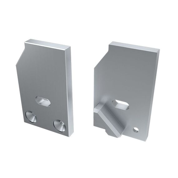 Arlight 026734 Заглушка для ALM-GLASS-10 левая с отверстием (Arlight, Металл) - ! УПАКОВКА СОСТОИТ ИЗ - 2 шт