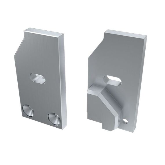 Arlight 026726 Заглушка для ALM-GLASS-6 левая с отверстием (Arlight, Металл) - ! УПАКОВКА СОСТОИТ ИЗ - 2 шт