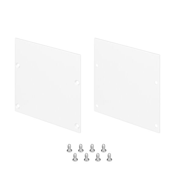 Arlight 041887 Заглушка LINE-S-7575 WHITE глухая (Arlight, Металл) - ! УПАКОВКА СОСТОИТ ИЗ - 1 компл