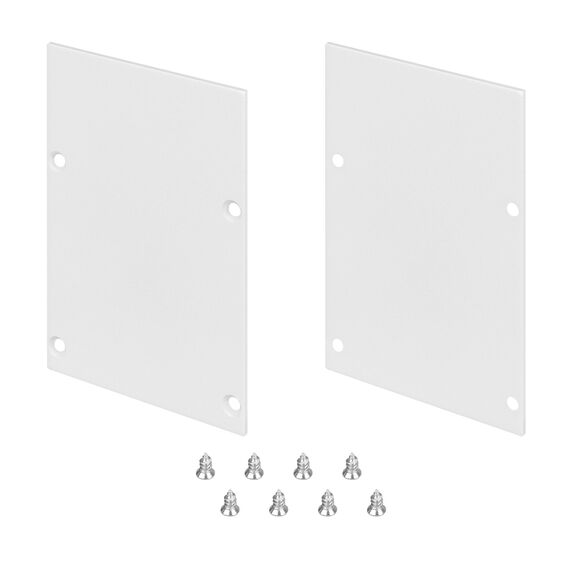 Arlight 041866 Заглушка LINE-S-5075 WHITE глухая (Arlight, Металл) - ! УПАКОВКА СОСТОИТ ИЗ - 1 компл