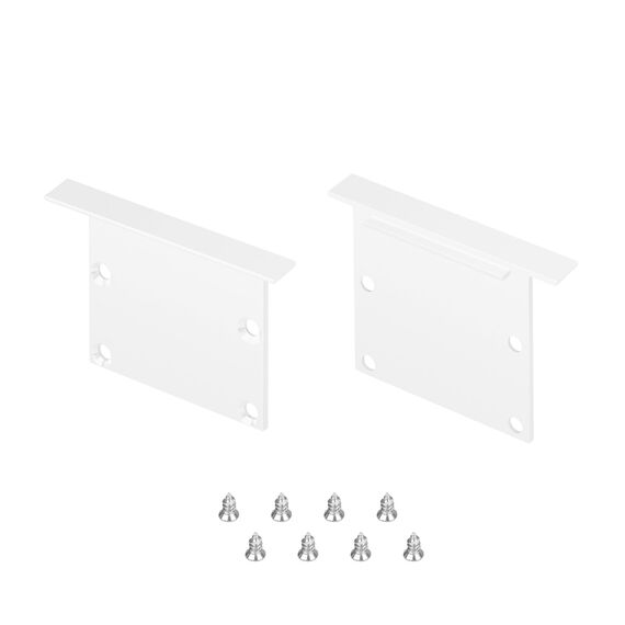 Arlight 041882 Заглушка LINIA49-F-S WHITE глухая (Arlight, Металл) - ! УПАКОВКА СОСТОИТ ИЗ - 1 компл