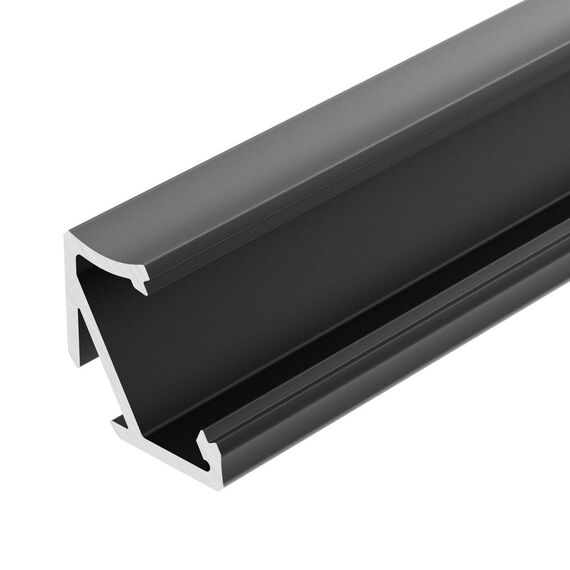 Arlight 026694(1) Профиль ALM-V60-2020 ANOD Black (Arlight, Алюминий) - ! УПАКОВКА СОСТОИТ ИЗ - 1 шт, изображение 3