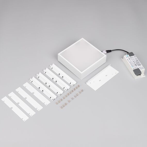 Arlight 045697 Светильник DL-GRIGLIATO-S140x140-18W Day4000 (WH, 100 deg, 230) (Arlight, IP40 Металл, 5 лет) - ! УПАКОВКА СОСТОИТ ИЗ - 1 шт, изображение 5