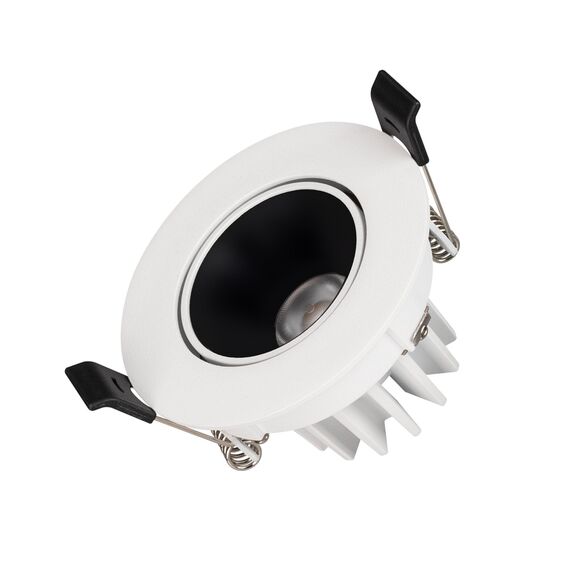 Arlight 035448(1) Светильник MS-FORECAST-BUILT-TURN-R82-8W Warm3000 (WH-BK, 32 deg, 230V) (Arlight, IP20 Металл, 5 лет) - ! УПАКОВКА СОСТОИТ ИЗ - 1 шт