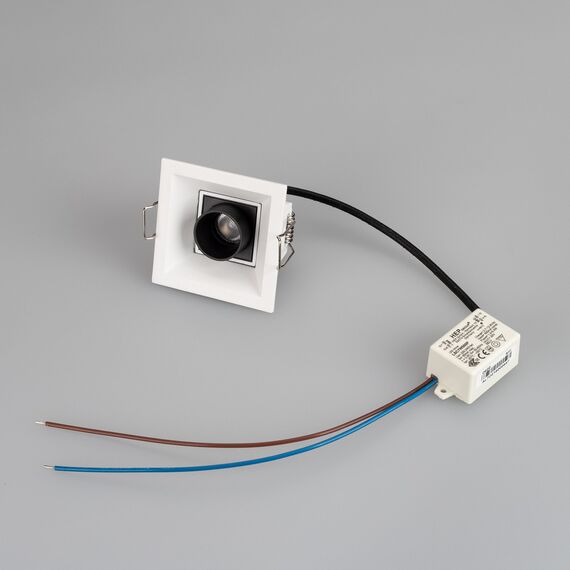 Arlight 032220 Светильник MS-ORIENT-BUILT-TURN-TC-S67x67-3W Day4000 (WH-BK, 30 deg, 230V) (Arlight, IP20 Металл, 5 лет) - ! УПАКОВКА СОСТОИТ ИЗ - 1 шт, изображение 7