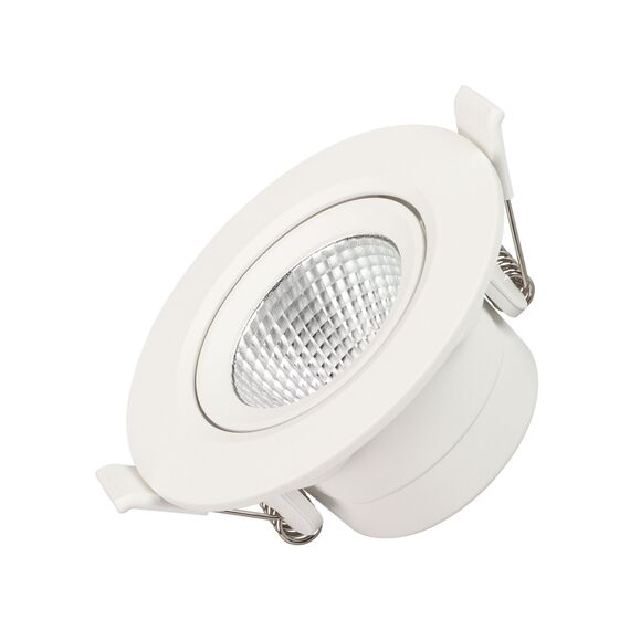 Arlight 032310 Светильник LTD-POLAR-TURN-R90-7W Warm3000 (WH, 36 deg, 230V) (Arlight, IP20 Пластик, 3 года) - ! УПАКОВКА СОСТОИТ ИЗ - 1 шт, изображение 2