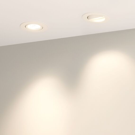 Arlight 032857 Светильник LTD-POLAR-TURN-R80-5W Warm3000 (WH, 36 deg, 230V) (Arlight, IP20 Пластик, 3 года) - ! УПАКОВКА СОСТОИТ ИЗ - 1 шт, изображение 4