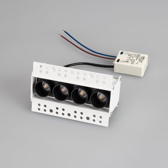 Arlight 031924 Светильник MS-ORIENT-BUILT-TRIMLESS-TC-S38x127-10W Warm3000 (WH-BK, 30 deg, 230V) (Arlight, IP20 Металл, 5 лет) - ! УПАКОВКА СОСТОИТ ИЗ - 1 шт, изображение 10