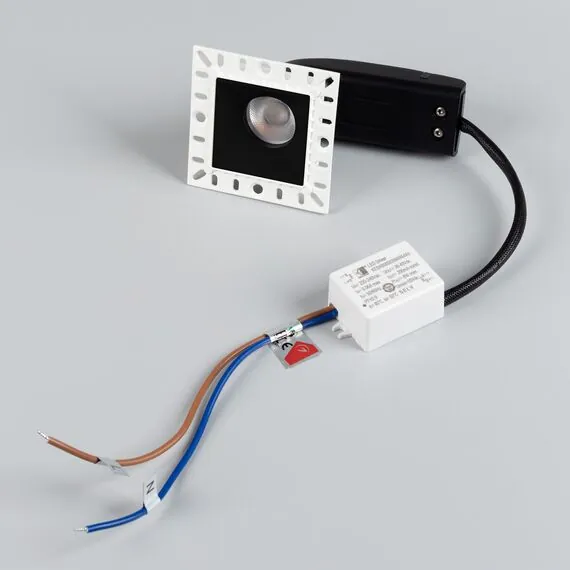 Arlight 048321 Светильник MS-RIALTO-TRIMLESS-S40x40-9W Warm3000 (BK, 36deg, 230V) (Arlight, IP20 Металл, 5 лет) - ! УПАКОВКА СОСТОИТ ИЗ - 1 шт, изображение 4