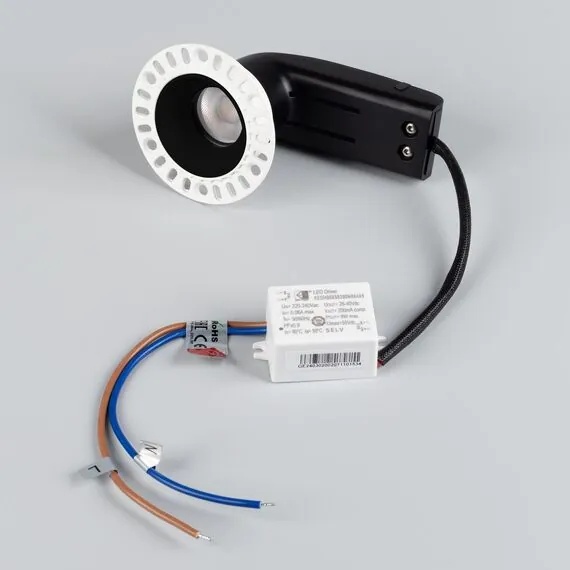 Arlight 047774 Светильник MS-RIALTO-TRIMLESS-R40-9W Day4000 (BK, 36deg, 230V) (Arlight, IP20 Металл, 5 лет) - ! УПАКОВКА СОСТОИТ ИЗ - 1 шт, изображение 6