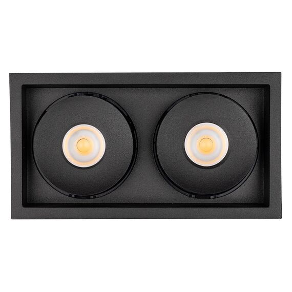 Arlight 028151 Светильник CL-SIMPLE-S148x80-2x9W Warm3000 (BK, 45 deg) (Arlight, IP20 Металл, 3 года) - ! УПАКОВКА СОСТОИТ ИЗ - 1 шт, изображение 11