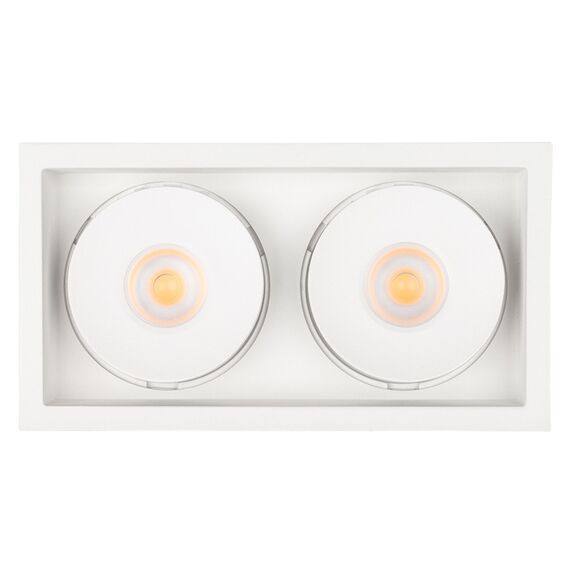 Arlight 028150 Светильник CL-SIMPLE-S148x80-2x9W Day4000 (WH, 45 deg) (Arlight, IP20 Металл, 3 года) - ! УПАКОВКА СОСТОИТ ИЗ - 1 шт, изображение 9