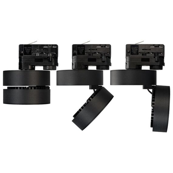 Arlight 024996 Светильник LGD-MONA-TRACK-4TR-R100-12W Warm3000 (BK, 24 deg) (Arlight, IP40 Металл, 3 года) - ! УПАКОВКА СОСТОИТ ИЗ - 1 шт, изображение 5