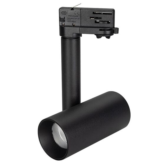 Arlight 027482 Светильник SP-POLO-TRACK-PIPE-R65-8W Day4000 (BK-BK, 40 deg) (Arlight, IP20 Металл, 3 года) - ! УПАКОВКА СОСТОИТ ИЗ - 1 шт