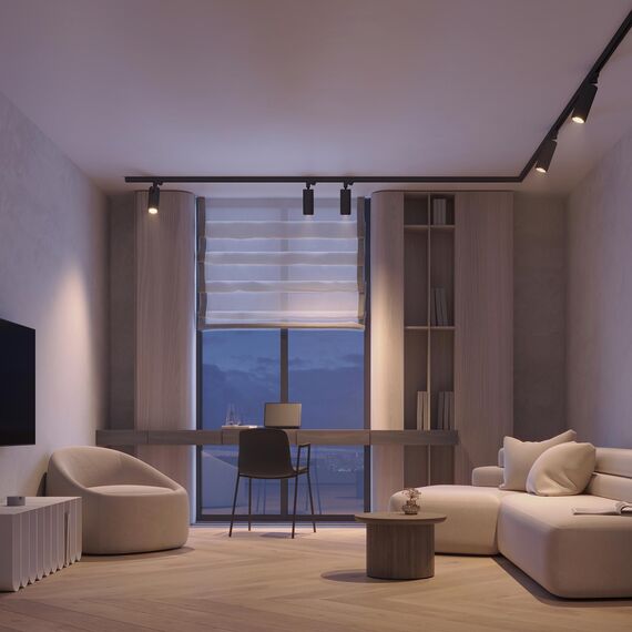 Arlight 039156 Светильник LGD-GELIOS-TUNE-4TR-R80-20W Day4000-MIX (BK, 20-60 deg) (Arlight, DALI, 3 года) - ! УПАКОВКА СОСТОИТ ИЗ - 1 шт, изображение 9