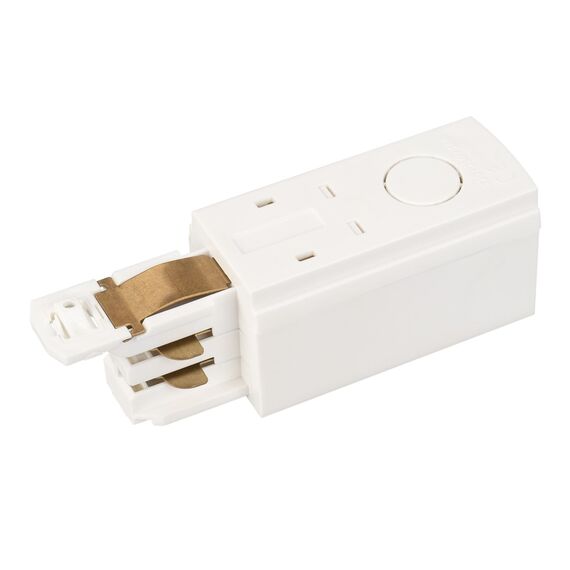 Arlight 029293 Коннектор питания LGD-4TR-CON-POWER-R-WH (D) (Arlight, IP20 Пластик, 3 года) - ! УПАКОВКА СОСТОИТ ИЗ - 1 шт