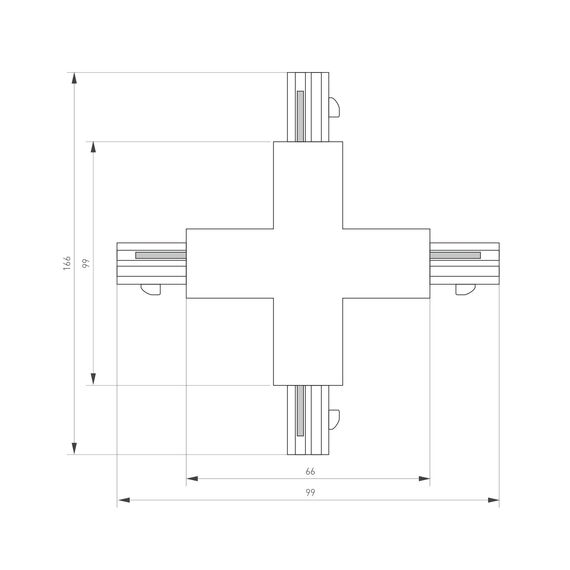 Arlight 026143 Коннектор крестовой LGD-4TR-CON-X-BK (C) (Arlight, IP20 Пластик, 3 года) - ! УПАКОВКА СОСТОИТ ИЗ - 1 шт, изображение 15