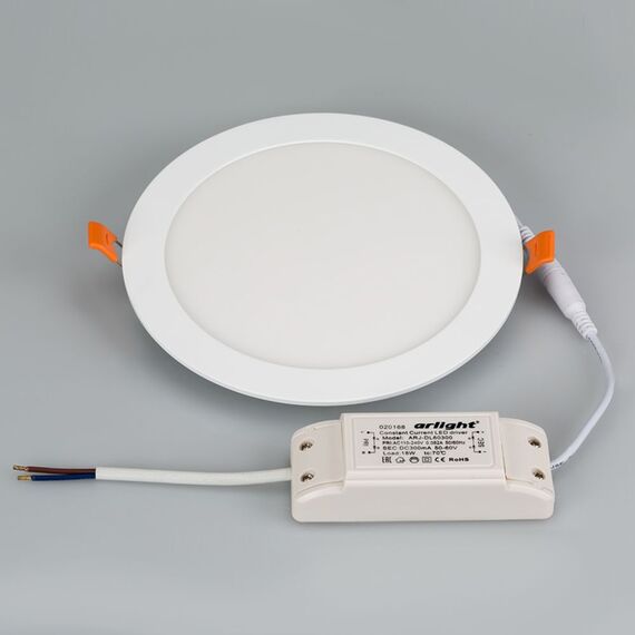 Arlight 020116 Светильник DL-192M-18W Warm White (Arlight, IP40 Металл, 3 года) - ! УПАКОВКА СОСТОИТ ИЗ - 1 шт, изображение 8