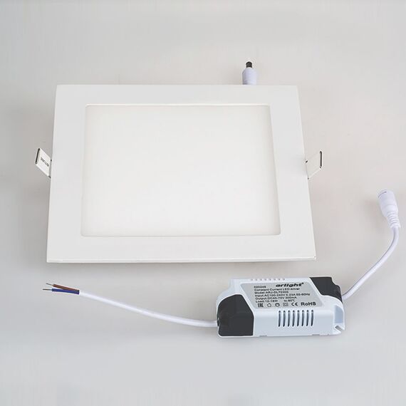 Arlight 020134 Светильник DL-192x192M-18W Warm White (Arlight, IP40 Металл, 3 года) - ! УПАКОВКА СОСТОИТ ИЗ - 1 шт, изображение 9