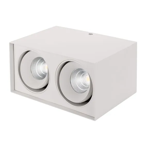 Arlight 023084(2) Светильник SP-CUBUS-S100x200-2x11W Warm3000 (WH, 40 deg, 230V) (Arlight, IP20 Металл, 3 года) - ! УПАКОВКА СОСТОИТ ИЗ - 1 шт, изображение 4