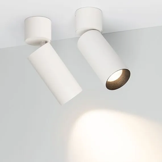 Arlight 027527 Светильник SP-POLO-SURFACE-FLAP-R65-8W Day4000 (WH-BK, 40 deg) (Arlight, IP20 Металл, 3 года) - ! УПАКОВКА СОСТОИТ ИЗ - 1 шт, изображение 5