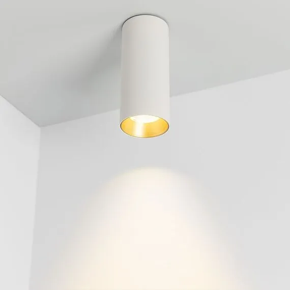 Arlight 027511 Светильник SP-POLO-SURFACE-R65-8W Warm3000 (WH-GD, 40 deg) (Arlight, IP20 Металл, 3 года) - ! УПАКОВКА СОСТОИТ ИЗ - 1 шт, изображение 3