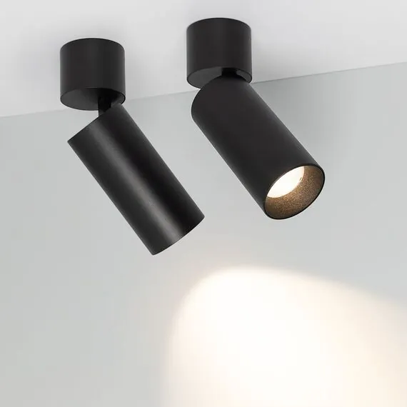 Arlight 027530 Светильник SP-POLO-SURFACE-FLAP-R65-8W Warm3000 (BK-BK, 40 deg) (Arlight, IP20 Металл, 5 лет) - ! УПАКОВКА СОСТОИТ ИЗ - 1 шт, изображение 4