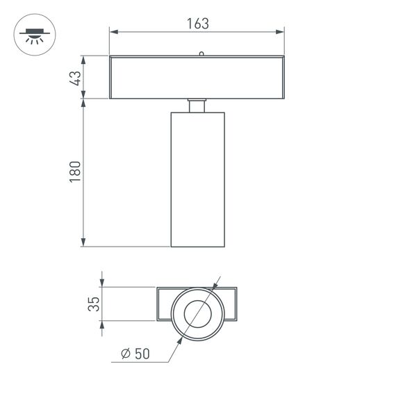 Arlight 046594 Светильник MAG-SPOT-45-R65-18W Day4000 (BK, 36 deg, 24V, DALI) (Arlight, IP20 Металл, 3 года) 046594, изображение 10