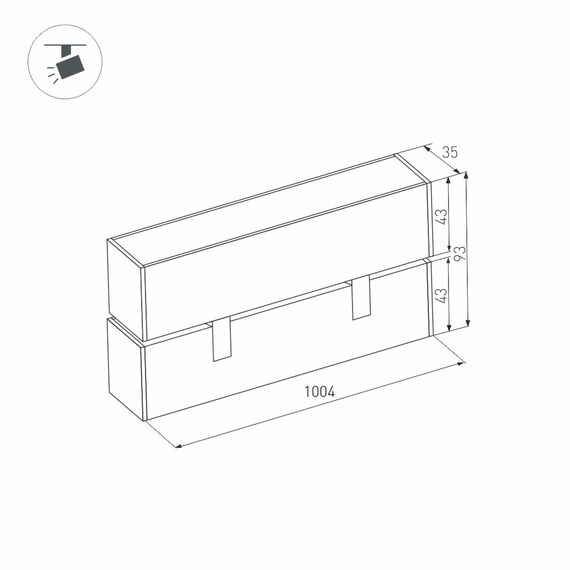Arlight 027003 Светильник MAG-FLAT-FOLD-45-S1005-30W Warm3000 (BK, 100 deg, 24V) (Arlight, IP20 Металл, 3 года) 027003, изображение 4
