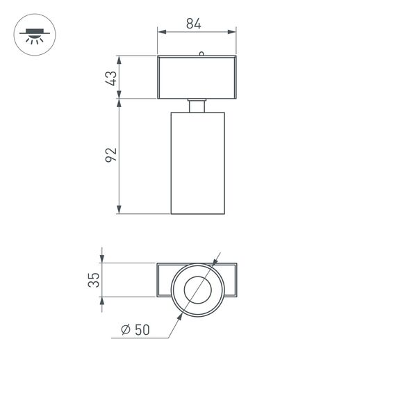 Arlight 030652 Светильник MAG-SPOT-45-R85-5W Day4000 (WH, 20 deg, 24V) (Arlight, IP20 Металл, 3 года) 030652, изображение 5