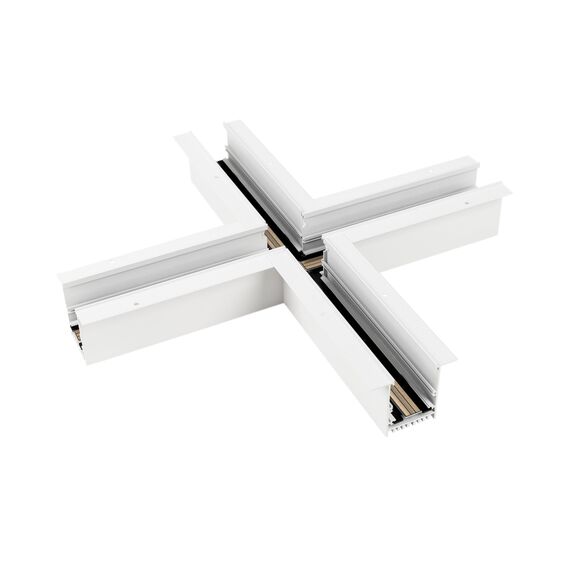 Arlight 026922 Коннектор крестовой MAG-CON-4560-F-X90 (WH) (Arlight, IP20 Металл, 3 года) 026922