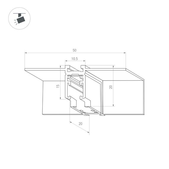 Arlight 044525 Коннектор угловой MAG-MICROCOSM-CON-FDW-L90-INT (BK, внутренний) (Arlight, IP20) 044525, изображение 3