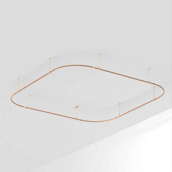 Arlight 048516 Основание ART-APRIORI-QUADRAT-SOFT-ROD-400-3500x3500 (GD) (Arlight, IP20 Металл, 3 года) - ! УПАКОВКА СОСТОИТ ИЗ - 1 шт