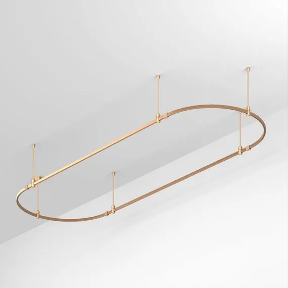 Arlight 048503 Основание ART-APRIORI-OVAL-ROD-400-3000x1000 (GD) (Arlight, IP20 Металл, 3 года) - ! УПАКОВКА СОСТОИТ ИЗ - 1 шт