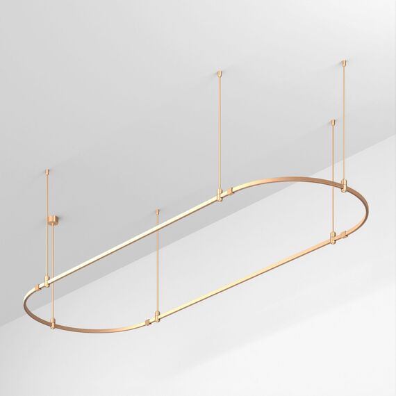 Arlight 048504 Основание ART-APRIORI-OVAL-ROD-800-3000x1000 (GD) (Arlight, IP20 Металл, 3 года) - ! УПАКОВКА СОСТОИТ ИЗ - 1 шт