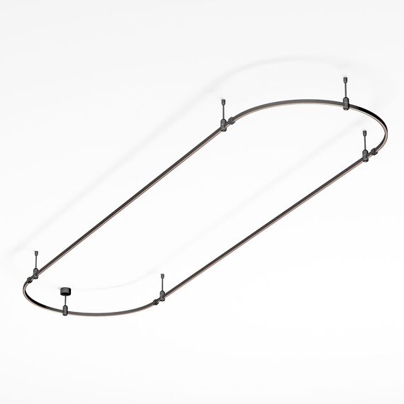 Arlight 048507 Основание ART-APRIORI-OVAL-ROD-200-3000x1000 (BK) (Arlight, IP20 Металл, 3 года) - ! УПАКОВКА СОСТОИТ ИЗ - 1 шт