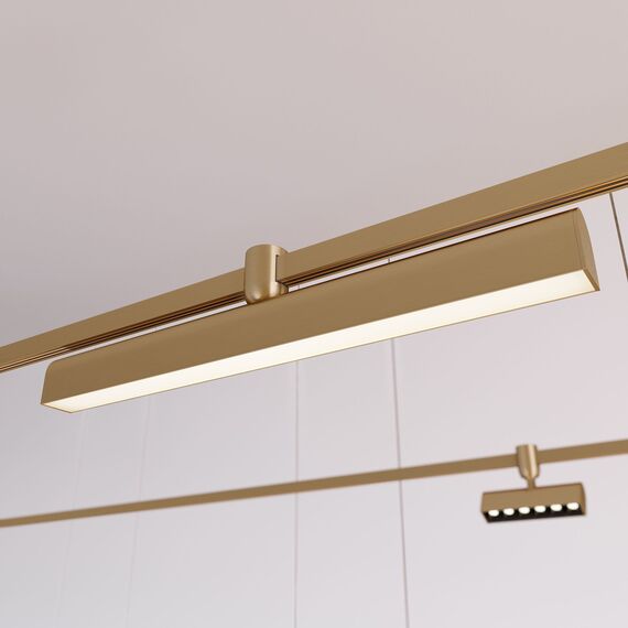 Arlight 044907 Светильник ART-APRIORI-FLAT-L500-15W Day4000 (GD, 120 deg, 48V) (Arlight, IP20 Металл, 3 года) - ! УПАКОВКА СОСТОИТ ИЗ - 1 шт, изображение 4