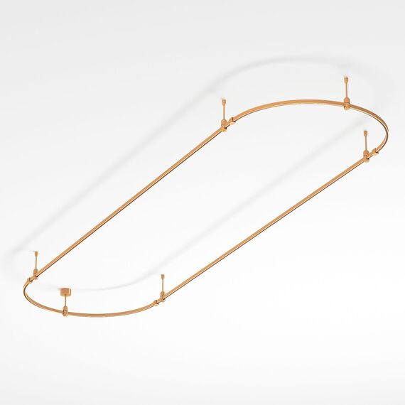 Arlight 048502 Основание ART-APRIORI-OVAL-ROD-200-3000x1000 (GD) (Arlight, IP20 Металл, 3 года) - ! УПАКОВКА СОСТОИТ ИЗ - 1 шт