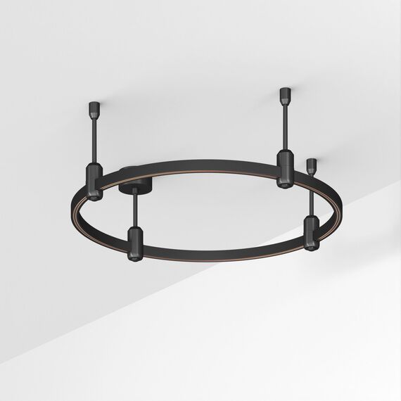 Arlight 048494 Основание ART-APRIORI-ROUND-ROD-200-R600 (BK) (Arlight, IP20 Металл, 3 года) - ! УПАКОВКА СОСТОИТ ИЗ - 1 шт