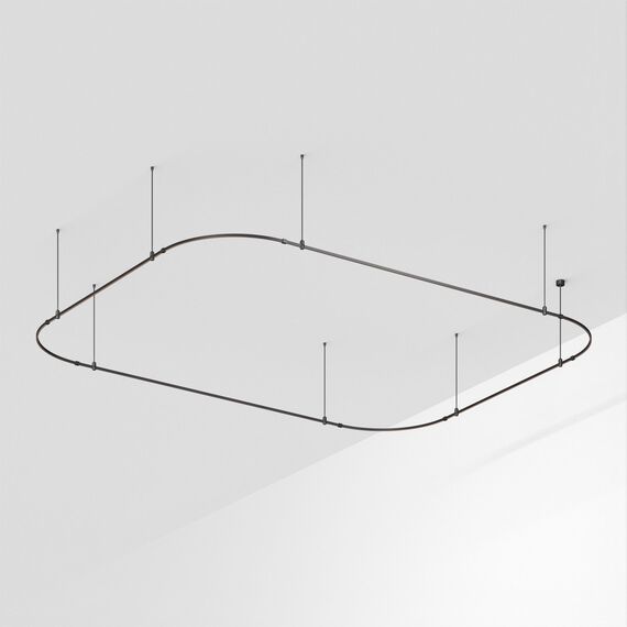 Arlight 048542 Основание ART-APRIORI-RECTANGLE-SOFT-ROD-800-4500x3500 (BK) (Arlight, IP20 Металл, 3 года) - ! УПАКОВКА СОСТОИТ ИЗ - 1 шт