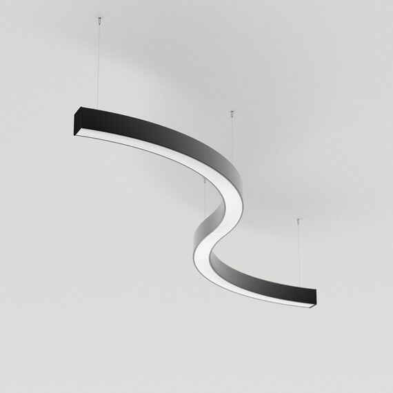 Arlight 034053(1) Светильник SP-LINE-HANG ARC-S3535-D1500-124W Warm3000 (BLACK, 230V) (Arlight, Металл) - ! УПАКОВКА СОСТОИТ ИЗ - 1 шт, изображение 2