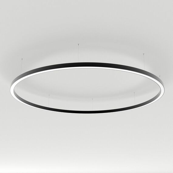 Arlight 034009(1) Светильник SP-LINE-HANG-ARC-O3535-D1500-124W Warm3000 (BLACK, 230V) (Arlight, Металл) - ! УПАКОВКА СОСТОИТ ИЗ - 1 шт, изображение 2